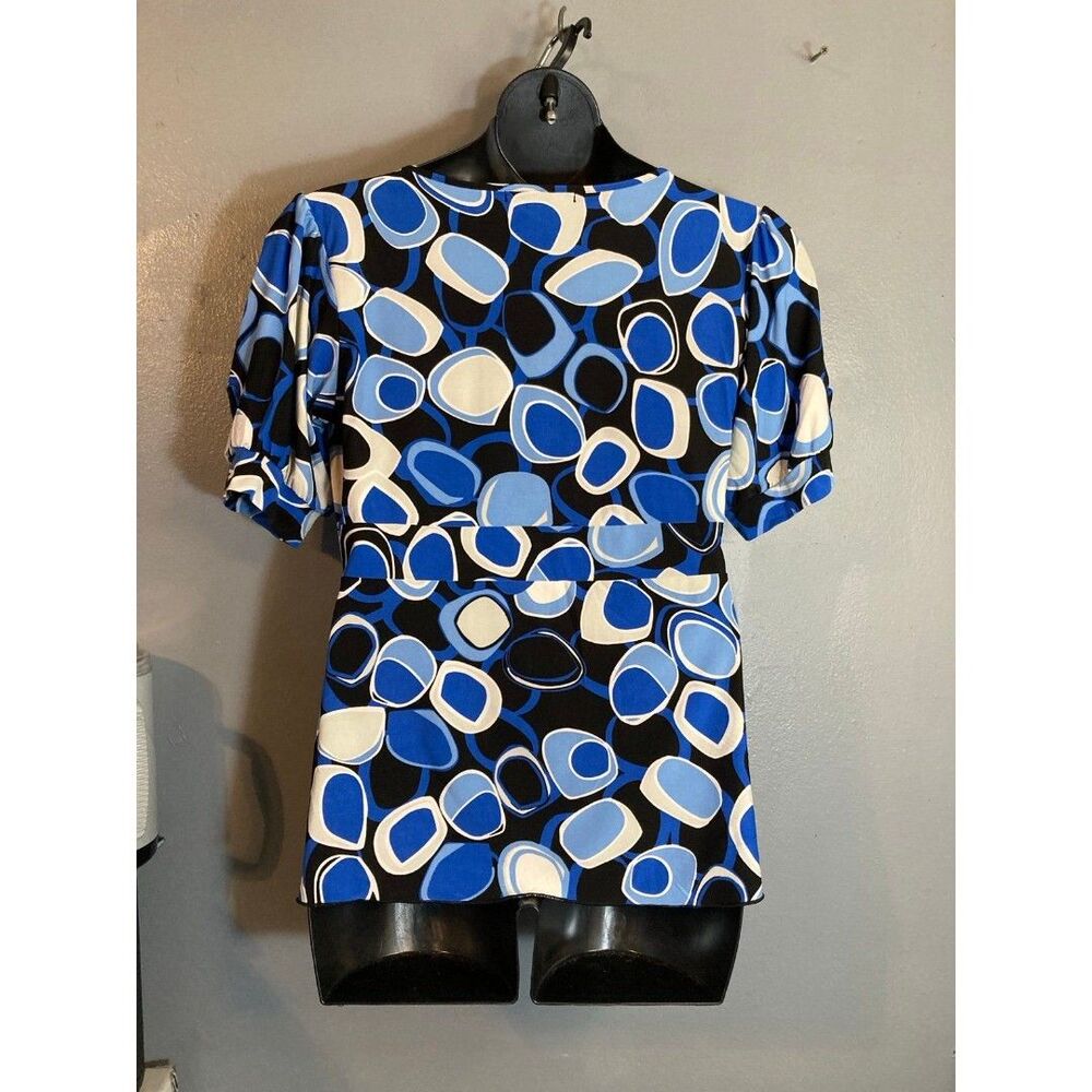 Suzie in the City multicolored stretch blouse - Picture 6 of 6